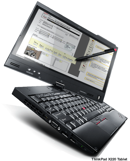 Lenovo X200 Tablet Rentals with a Recharging Station